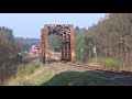 Pociąg specjalny "Pożegnanie Bipy" (Chojnice - Grudziądz) na szlaku Chojnice - Brusy.